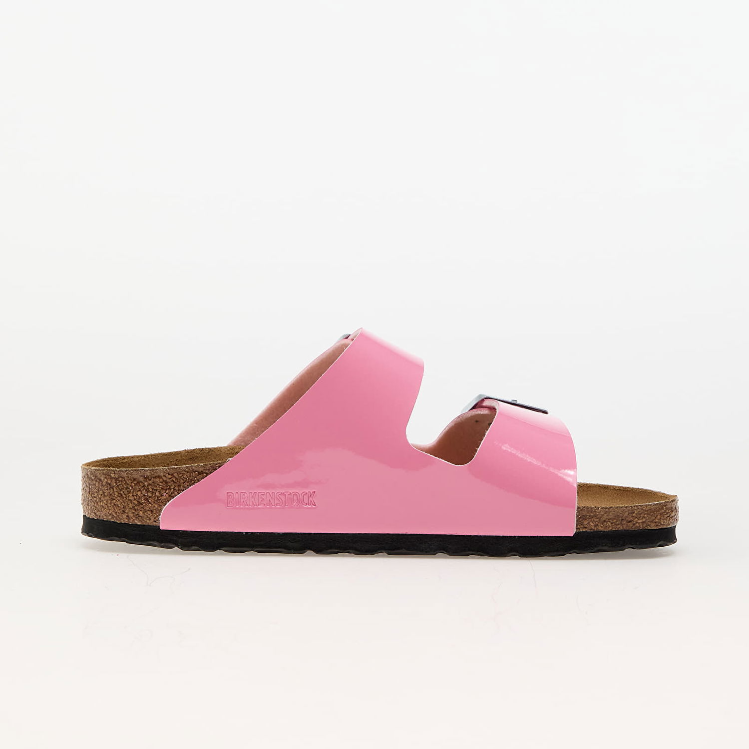 Sneakers og sko Birkenstock Arizona Birko-Flor Patent Patent Candy Pink/Black Lyserød | 1026957, 1