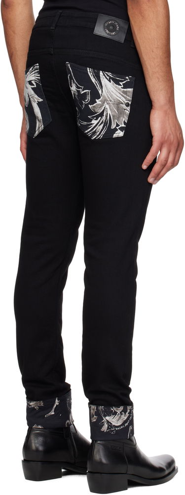 Jeans Versace Versace Jeans Couture Contrast Cuff Jeans Sort | E78GAB5DC_EDW040L54, 2