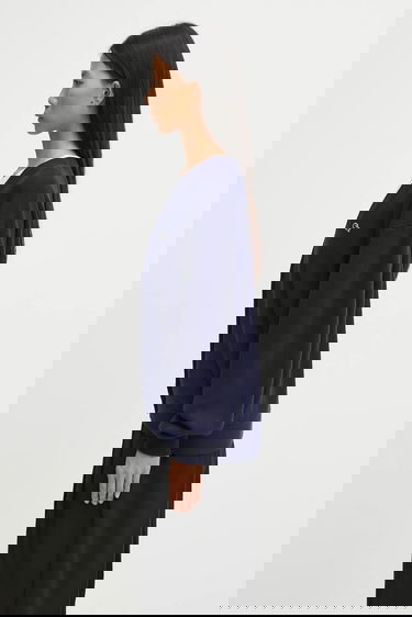 Sweater Lacoste V-Neck Button-Up Relaxed Fit Wool Blend Cardigan Mørkeblå | AF4143, 1