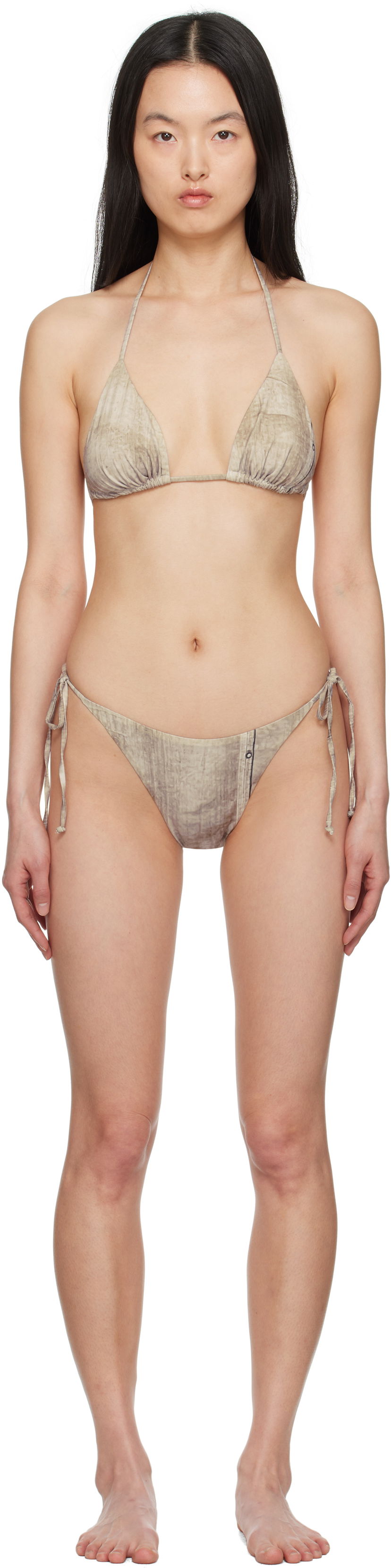 Badetøj Serapis Serapis Piraeustruck Tarp Bikini Beige | SS25_BI_4