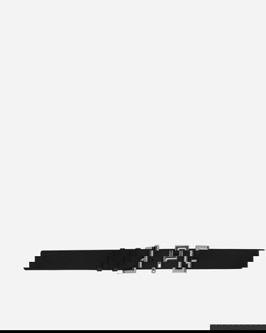 Bælter Jean Paul Gaultier Leather Belt With Metal Logo Sort | 25-33-F-CE018-L029 00, 1