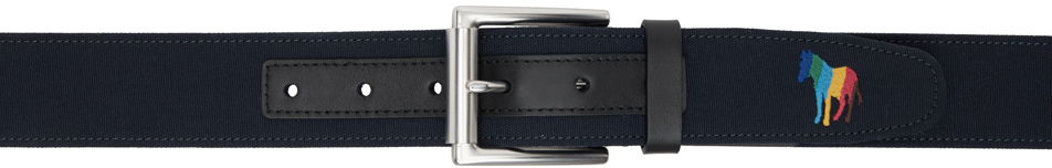 Bælter Paul Smith PS Paul Smith Zebra Belt Mørkeblå | M2A-7264-KZEBCA-47, 0