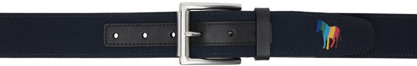 Bælter Paul Smith PS Paul Smith Zebra Belt Mørkeblå | M2A-7264-KZEBCA-47