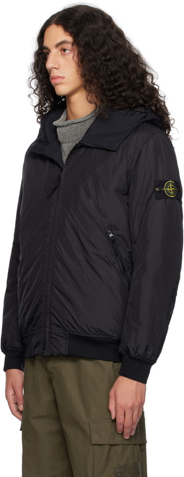 Bomberjakke Stone Island Crinkle Reps R-NY Bomber Jacket Sort | 811540823, 3