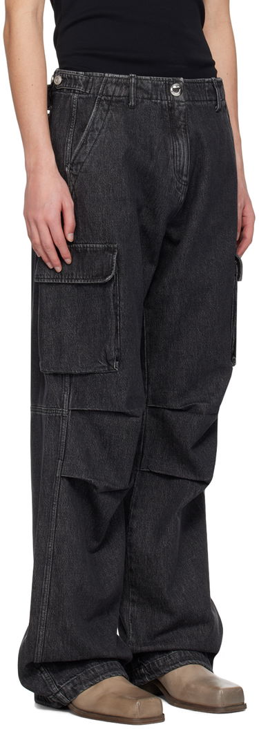 Cargo bukser Coperni Coperni Relaxed Fit Cargo Denim Jeans Sort | COPP40852MEN, 1