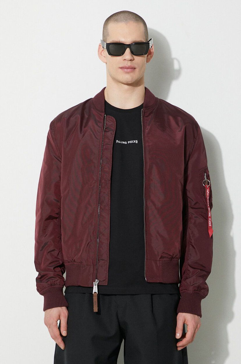 Bomberjakke Alpha Industries Bomber Jacket Lilla | 191103