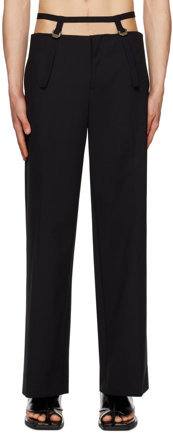 Bukser Dion Lee Dion Lee Safety Harness Trousers Sort | C2134S23