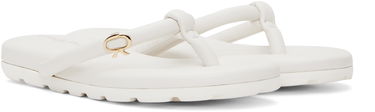 Badetøj Gianvito Rossi Gianvito Rossi Fiji Nappa Sandals Hvid | G10041-05GOM-NAP, 3
