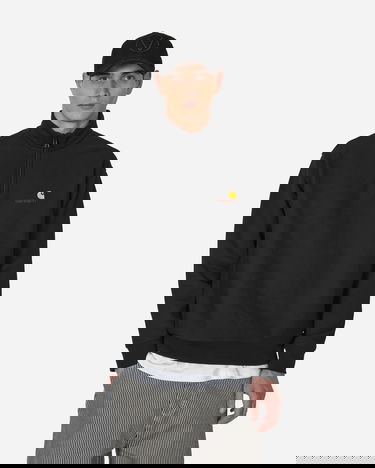 Sweatshirt Carhartt WIP American Script Sweat Sort | I027014.89.XX, 3