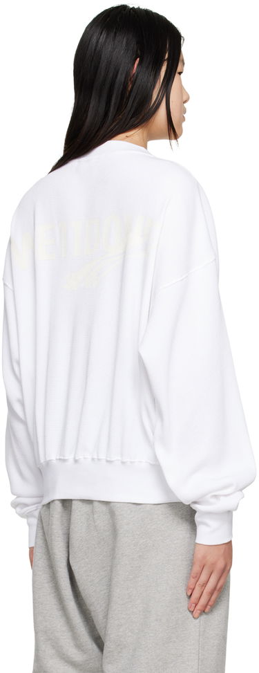 Sweater We11done Crewneck Sweatshirt Hvid | WD-TS3-22-798-U-WH, 2
