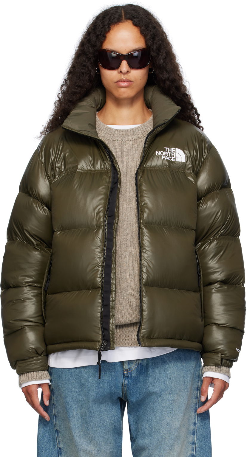 Puffer jakke The North Face 1996 Retro Shine Nuptse Down Jacket Grøn | NF0A3C8D39B