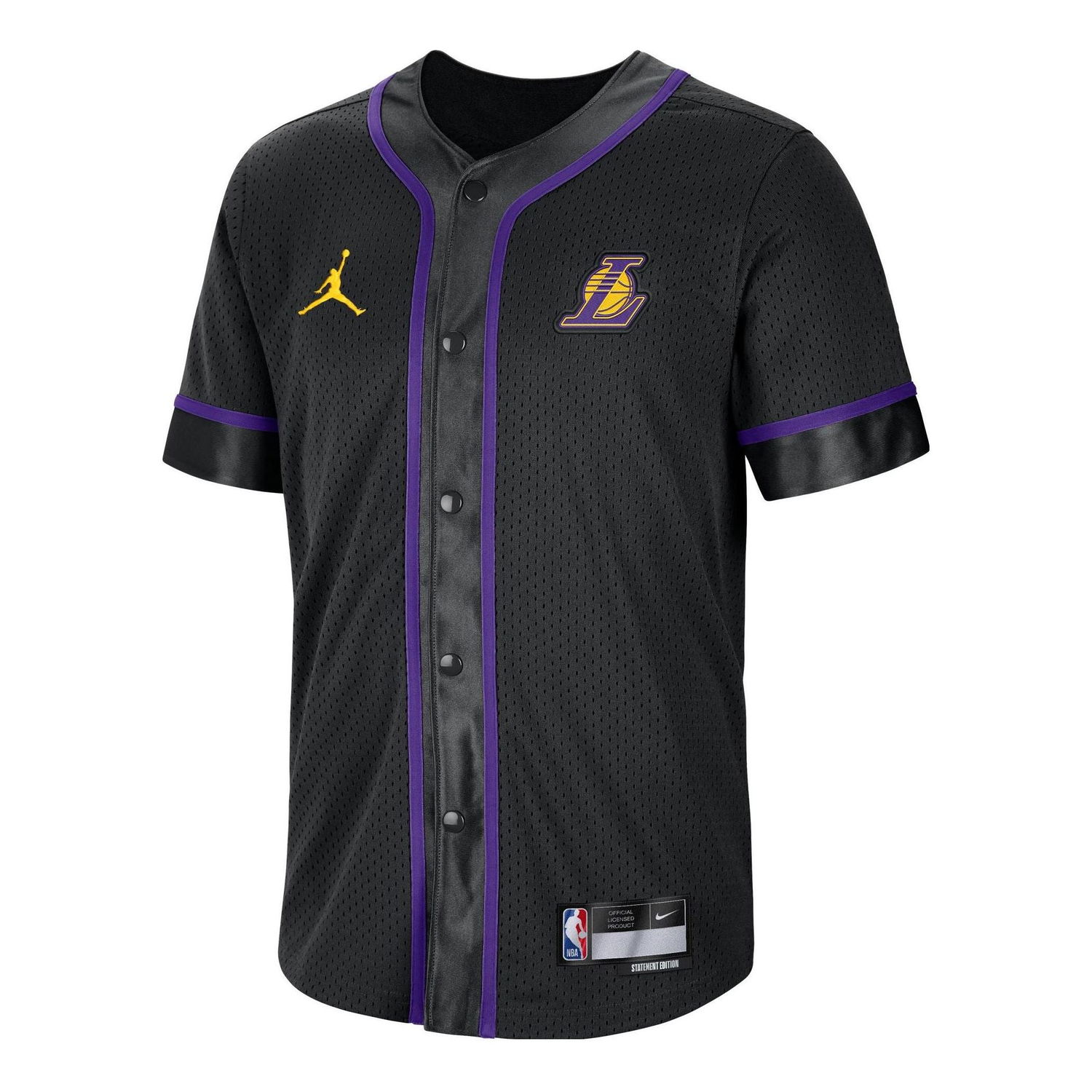 Jersey Jordan Los Angeles Lakers Statement Edition Baseball Jersey Sort | DR2407-010, 0