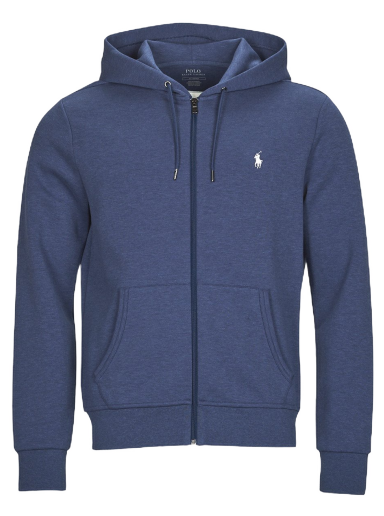 Sweatshirt Polo by Ralph Lauren Double Knit Hoodie Mørkeblå | 710881517016