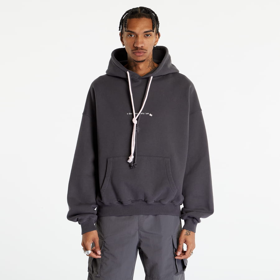 Sweatshirt PREACH Oversized Graffiti H Washed Asphalt Grå | 206292 7353, 0