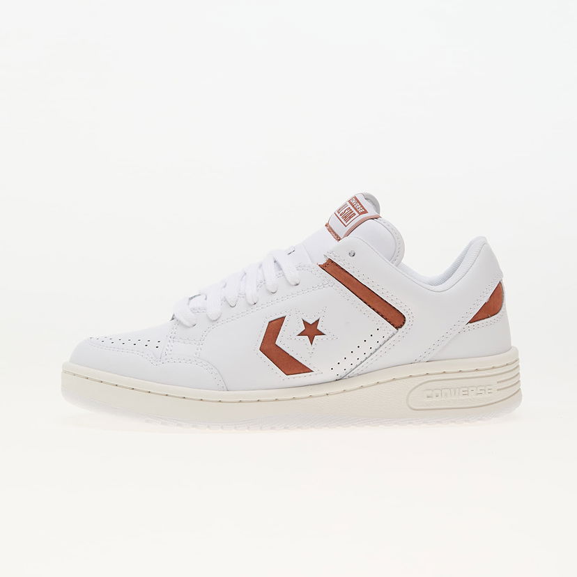Basketball Converse Weapon Leather Hvid | A11573C