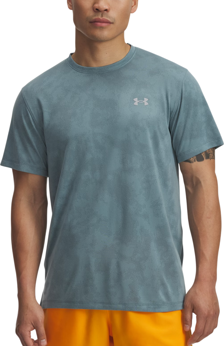 T-shirt Under Armour Launch Camo Short Sleeve Performance T-Shirt Turkis | 6006098-323, 0