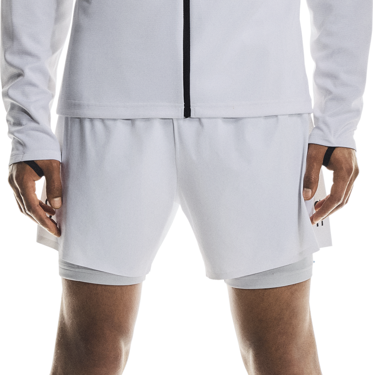 Shorts On Running On Running 5" Performance 2-in-1 Shorts Hvid | 1mf10090813, 0