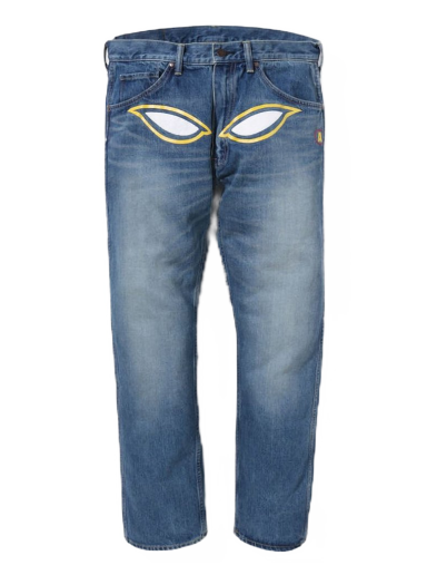 Jeans BAPE Shadow Loose Fit Denim Jeans Mørkeblå | 1J30-150-005