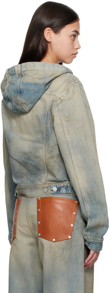 Jakke Acne Studios Acne Studios Hooded Denim Jacket Blå | C90199-, 2