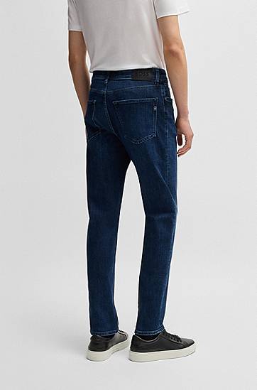 Jeans BOSS Maine Regular-Fit Coolmax® Jeans Blå | 50533034, 1