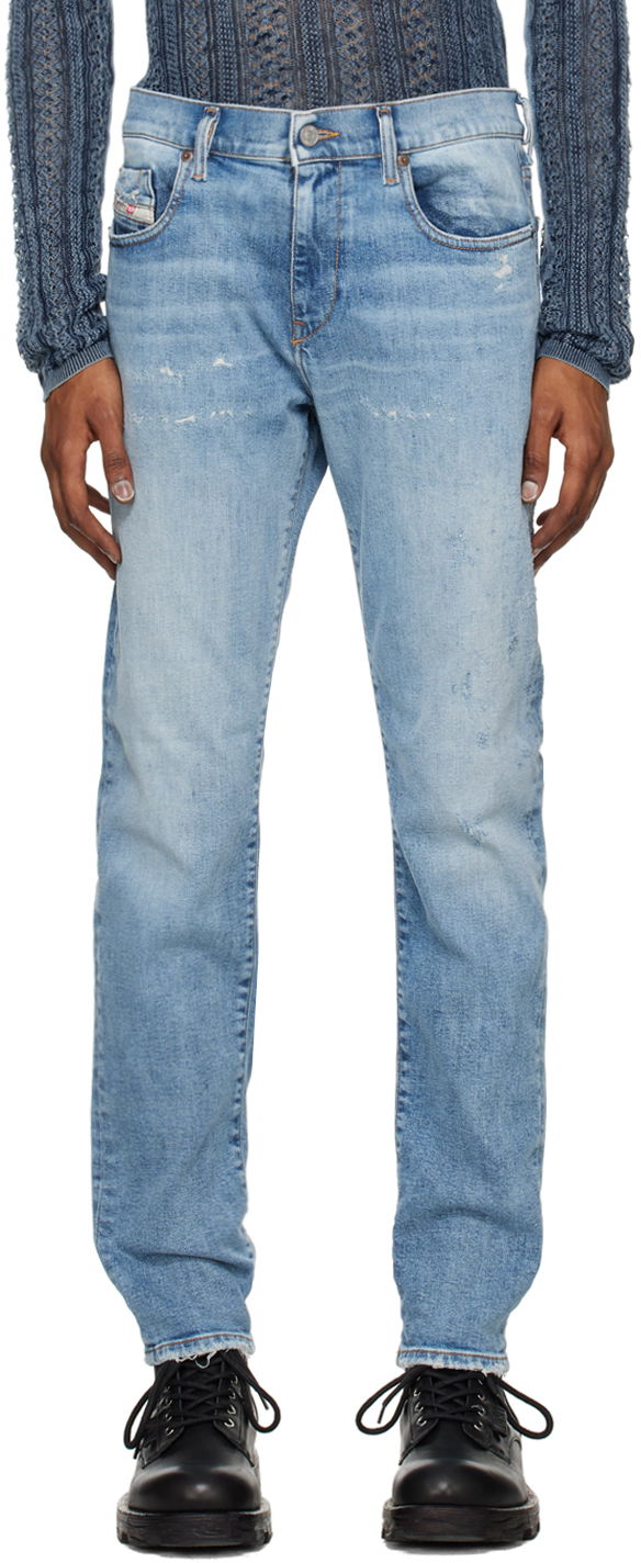 Jeans Diesel D-Strukt Slim Jeans Blå | A0355809E73