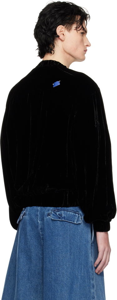 Sweatshirt ADER ERROR Velvet Relaxed Fit Sweatshirt Sort | BN01FWSW0101BK, 2