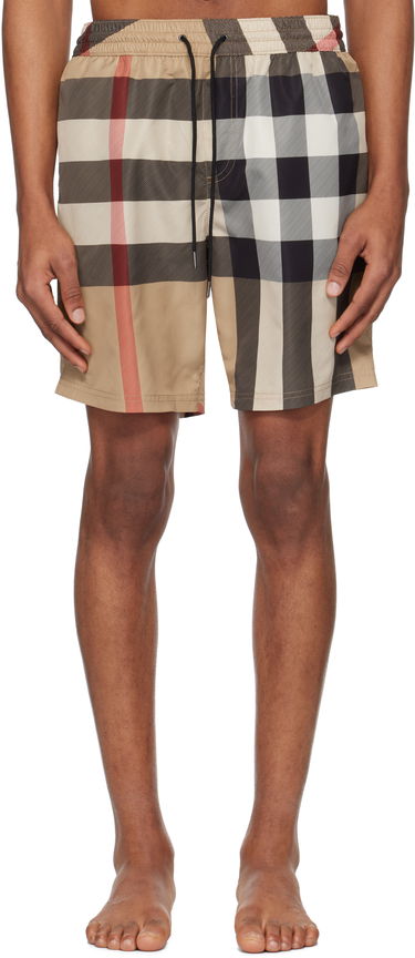 Badetøj Burberry Burberry Check Swim Shorts Beige | 8107272, 0