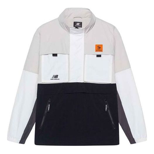 Vindjakke New Balance Windbreaker Sweatshirt Hvid | NAA56143-BK