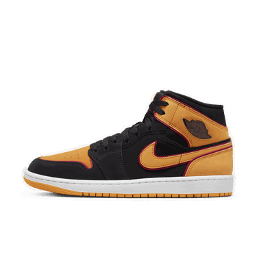 Sneakers og sko Jordan Air Jordan 1 Mid Fat Tongue "Black Orange" Orange | FJ4923-008, 0