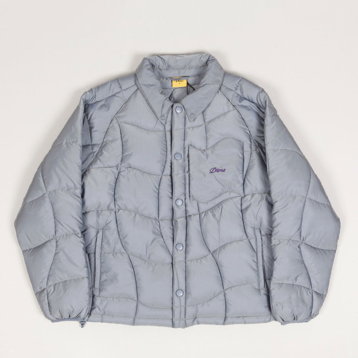 Puffer jakke Dime Midweight Wave Grå | DIME23D2F2GRY, 1