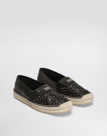 Tilbehør Dolce & Gabbana Dolce & Gabbana Calfskin Espadrilles Sort | A50665A9T5680999, 1