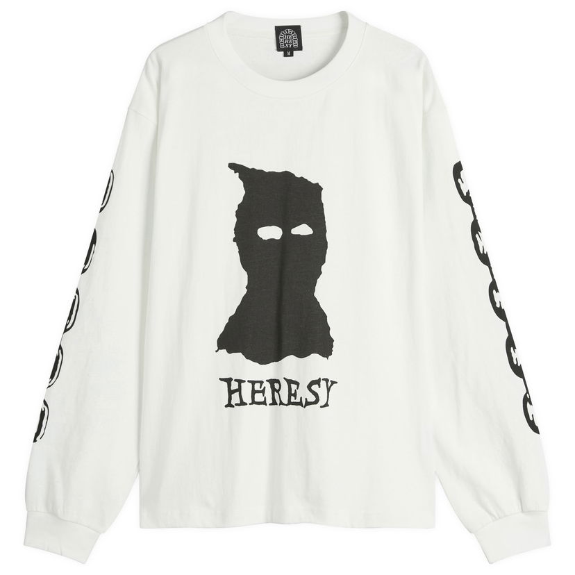 T-shirt Heresy Cultist Long Sleeve T-Shirt Hvid | HAW25-T09E