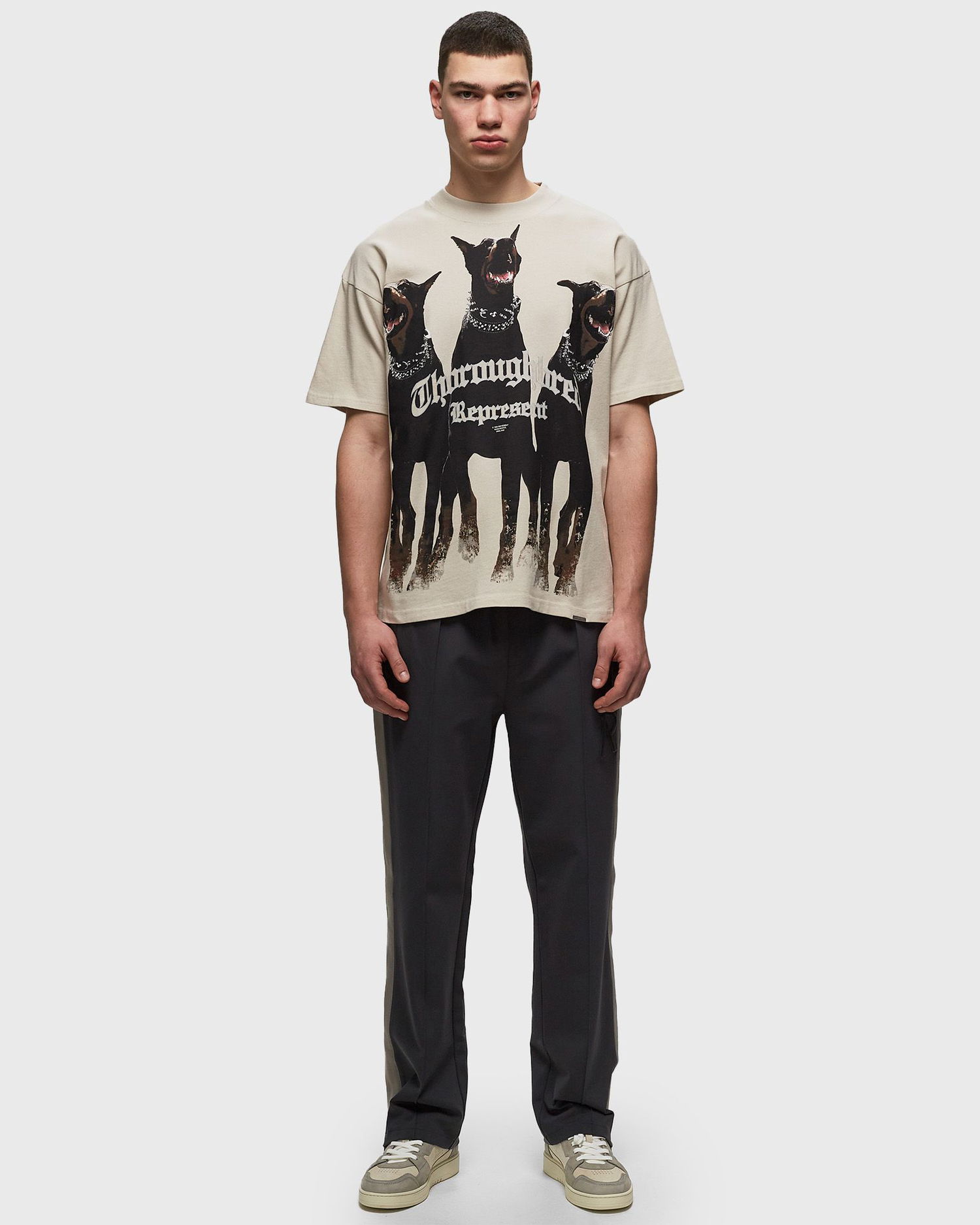 T-shirt Represent Clo Represent THOROUGHBRED T-SHIRT Beige | MLM499-02, 1