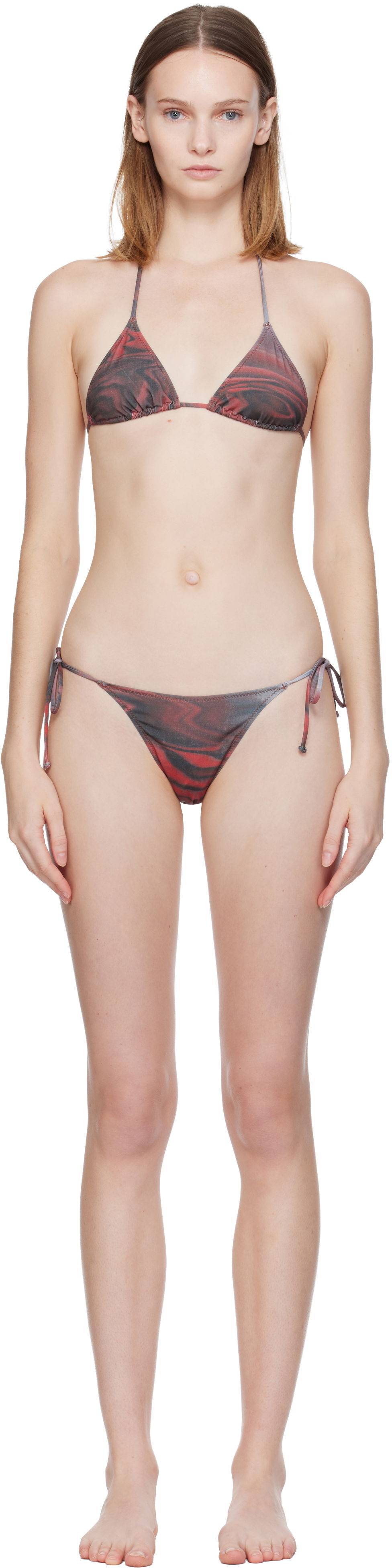 Badetøj Jean Paul Gaultier Jean Paul Gaultier Printed Blurry Roses Bikini Flerfarvet | 25/04-W-BS035-J023P-010230, 0