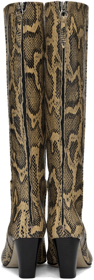 Tøj Aeyde Aeyde Cecilia Tall Boots Beige | A11-KB-PECP75BL83-FW24-957-064, 1