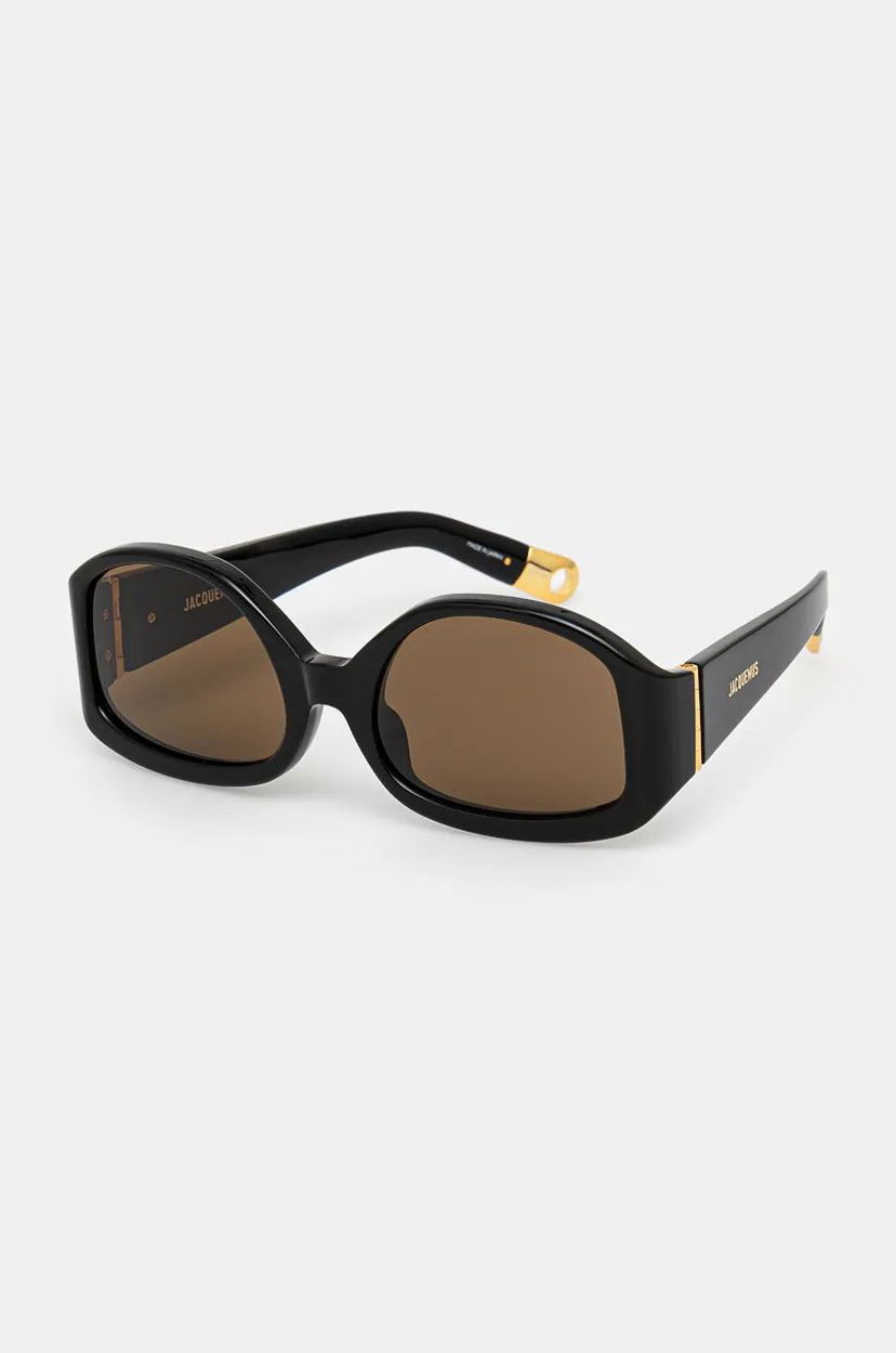 Solbriller Jacquemus Sunglasses COLAPSO Sort | JAC15C1SUN