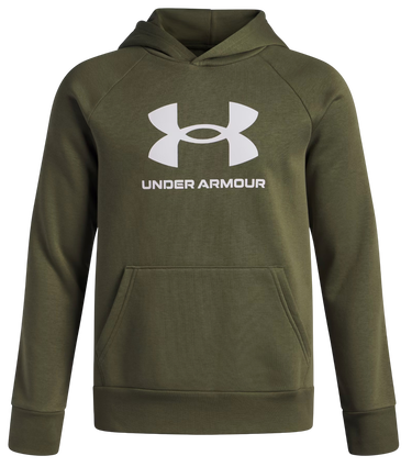 Sweatshirt Under Armour UA Rival Fleece BL Pouch Pocket Hoodie Grøn | 1379791-390, 0