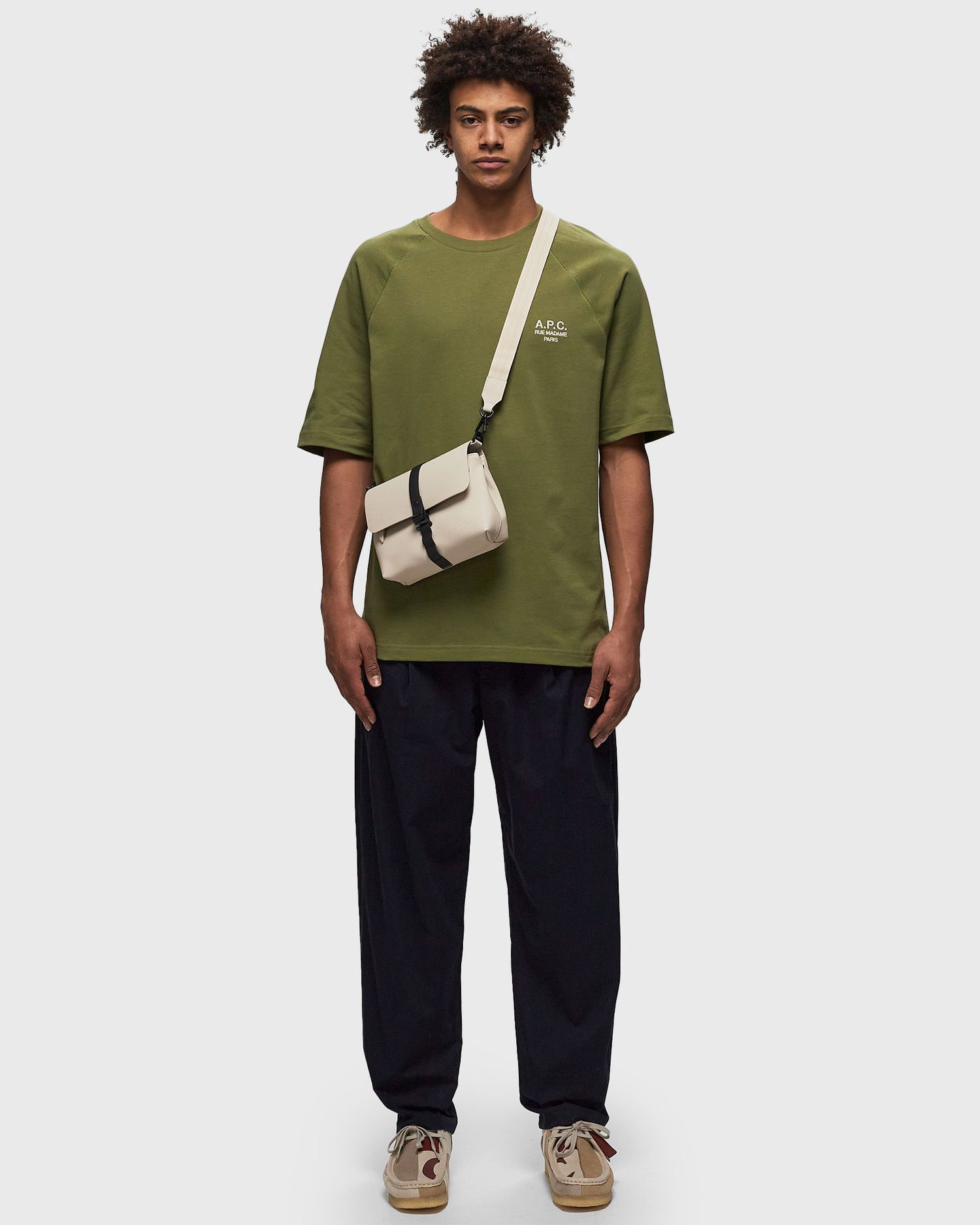 T-shirt A.P.C. Willy Tee Grøn | COEZC-H26258-JAA, 1
