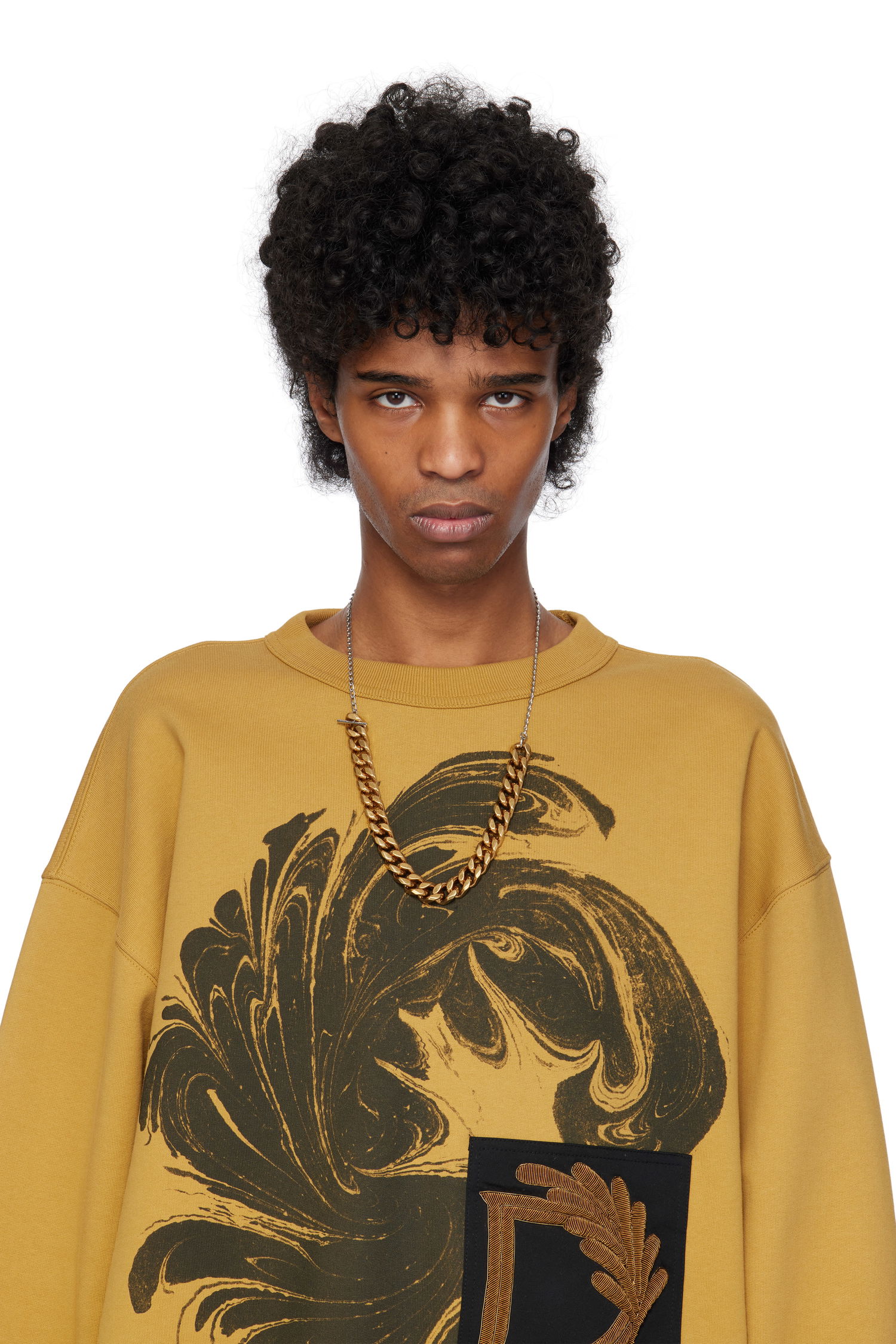 Halskæde Dries Van Noten Dries Van Noten Curb Chain Necklace Metalisk | 251-028207-061, 1