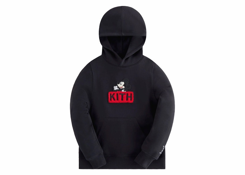 Sweatshirt KITH Kith x Disney Kids Mickey & Friends Classic Logo Hoodie Sort | KHK030498-001