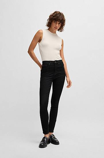 Jeans BOSS Super-Stretch Skinny Jeans Sort | 50518253, 1
