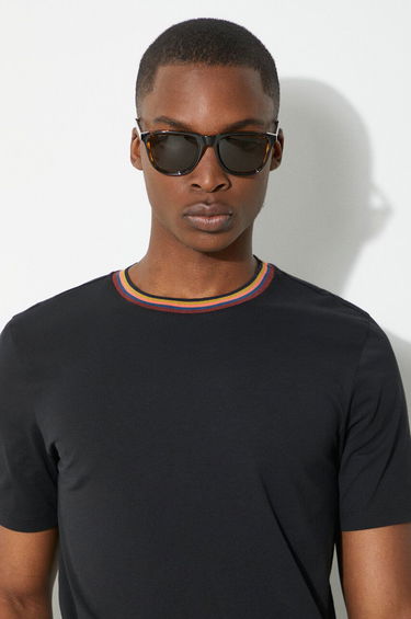 T-shirt Paul Smith Paul Smith Tipped Crew Neck T-Shirt Sort | M1R.697PS.H00084, 4