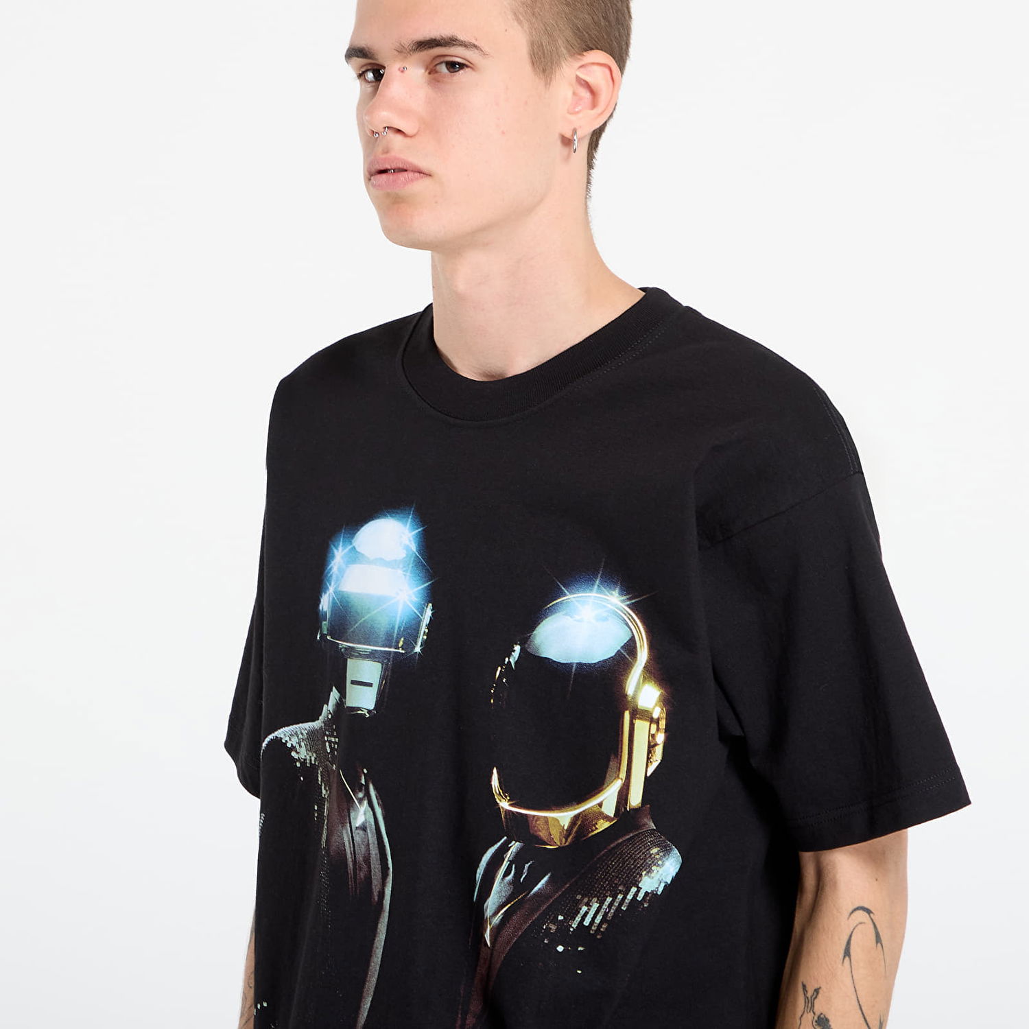 T-shirt Pleasures PLEASURES Duo Graphic T-Shirt Sort | P25DP016-BLACK, 1