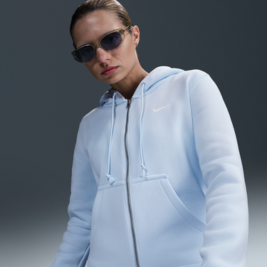 Sweatshirt Nike Nike Sportswear Phoenix Fleece Full-Zip Hoodie Blå | HJ0995-423, 1