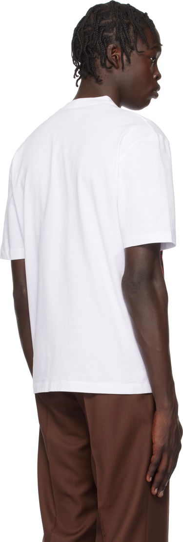 T-shirt FERRAGAMO Ferragamo Logo Print T-Shirt Hvid | 781268, 2