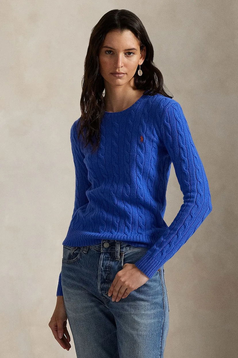 Sweater Polo by Ralph Lauren Polo Ralph Lauren Cable-Knit Sweater Blå | 211971865