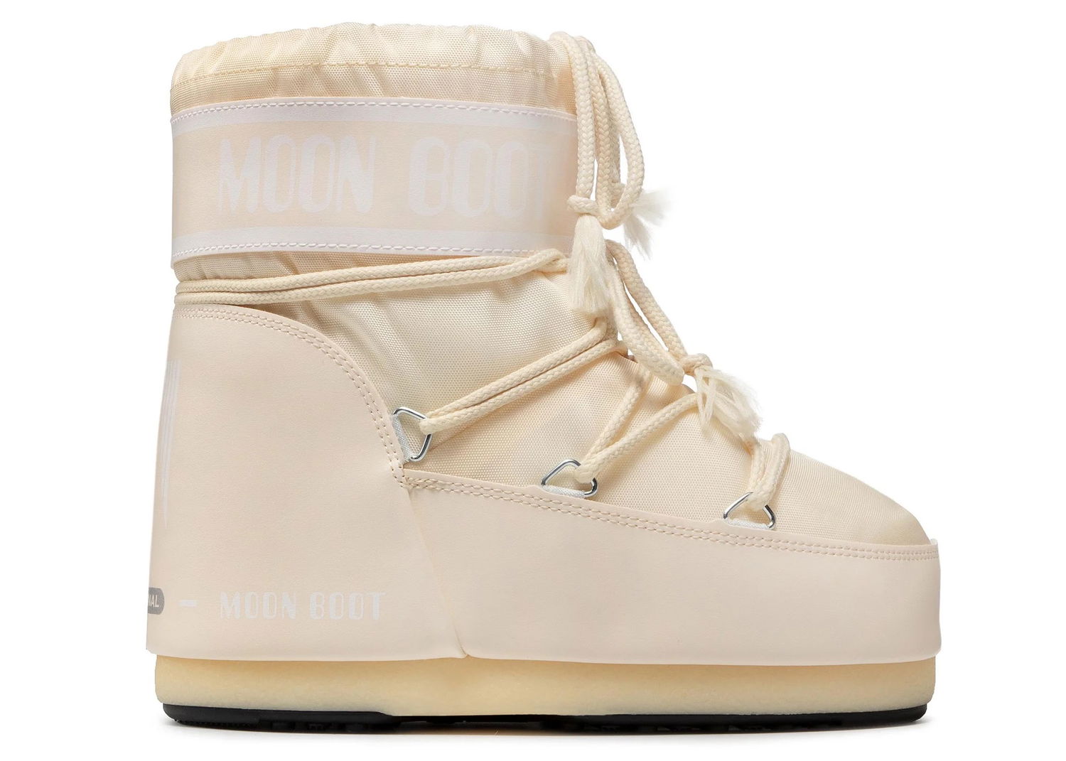 Sneakers og sko Moon Boot Icon Low Nylon Boot Cream White Beige | 14093400-006, 0