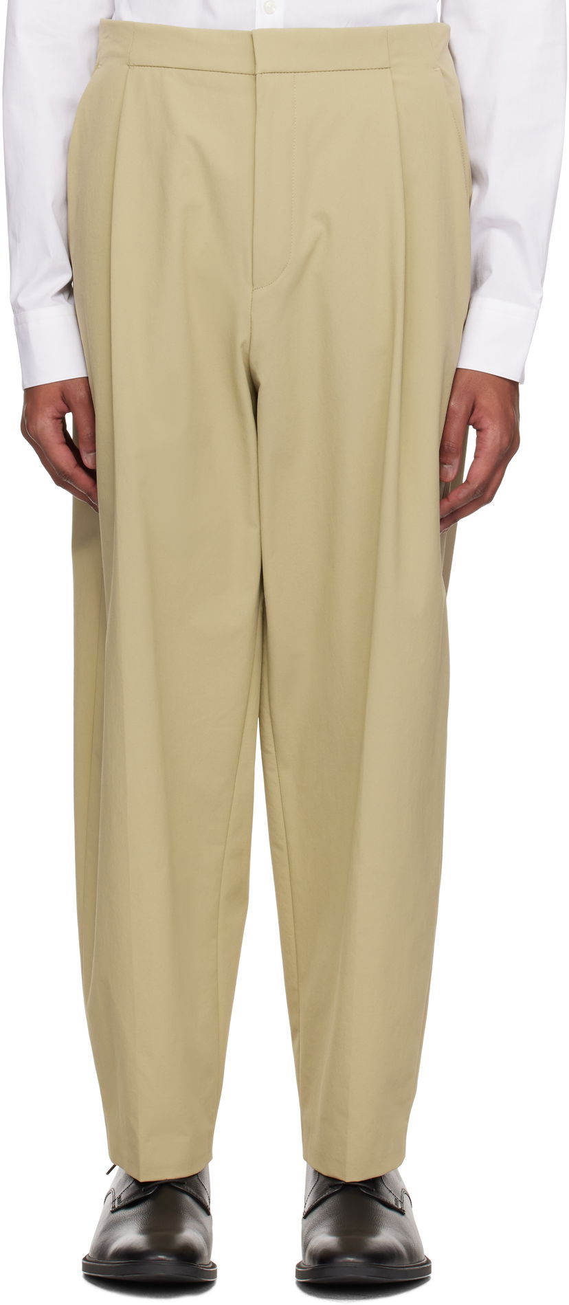 Bukser BOSS Hugo Modern-Fit Trousers Beige | 50532940