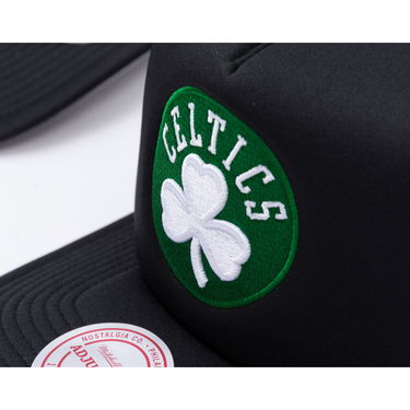 Kasket Mitchell & Ness Mitchell & Ness Hidden Trucker Hat Boston Celtics Sort | HT11408-BCEBLCK, 5