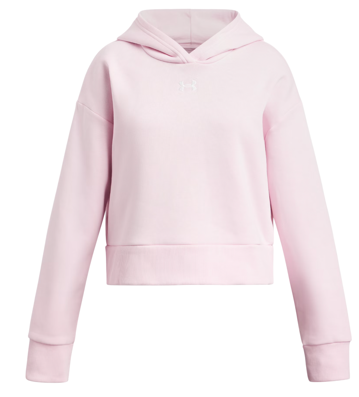 Sweatshirt Under Armour Rival Fleece Cropped Hoodie Lyserød | 1379517-647, 0